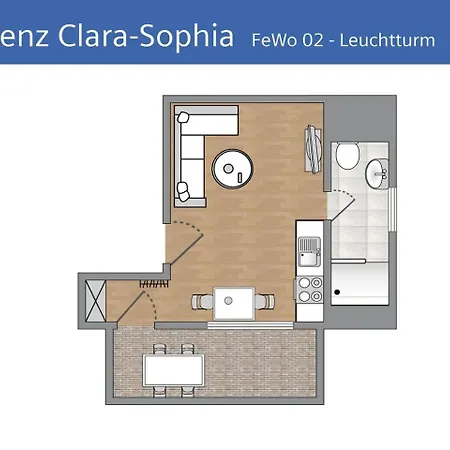 Ferienwohnung Leuchtturm In Der Residenz Clara Sophia Остзебад Бинц Экстерьер фото